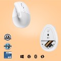 Mysz Logitech Lift Vertical White - 2318794