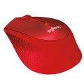 Mysz Logitech M330 910-004911 (optyczna; 1000 DPI; kolor czerwony) - 929540