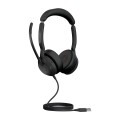 Słuchawki nauszne przewodowe Jabra Evolve2 50 MS Stereo USB-A - 2221035