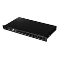 Alantec Przełącznica światłowodowa 24xSC duplex / 24xLC quad 19" 1U z płytą czołową oraz akcesoriami montażowymi (dławiki, opaski), wysuwalna (FOP-1U-24SCD-C) - 2900983