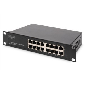 Switch Digitus DN-80115 16-portowy Gigabit 10" niezarządzalny