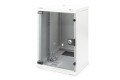 Szafa sieciowa wisząca 10" 9U rack 312x300, drzwi szyba, szary, niedzielona, złożona, 30kg - 2765166