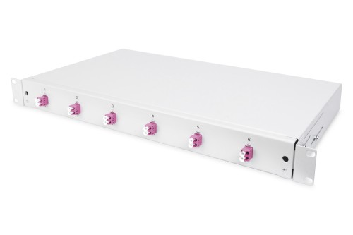 Digitus Panel światłowodowy, z wyposażeniem, LC, OM4 - 2809593