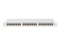 LANBERG PATCH PANEL 24 PORT 1U 19" KAT.6A FTP SZARY PPSA-1024-S - 2809580