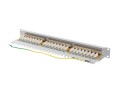 LANBERG PATCH PANEL 24 PORT 1U 19" KAT.6A FTP SZARY PPSA-1024-S - 2901200