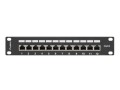 Patch panel Lanberg PPF6-9012-B (1U; 10"; kat. 6; FTP; 12xRJ-45) - 795806