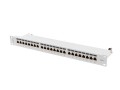 LANBERG PATCH PANEL 24 PORT 1U 19" KAT.7 FTP SZARY PPS7-1024-S - 2035498