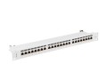 LANBERG PATCH PANEL 24 PORT 1U 19" KAT.7 FTP SZARY PPS7-1024-S - 2411214