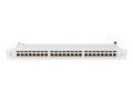LANBERG PATCH PANEL 24 PORT 1U 19" KAT.7 FTP SZARY PPS7-1024-S - 2411216