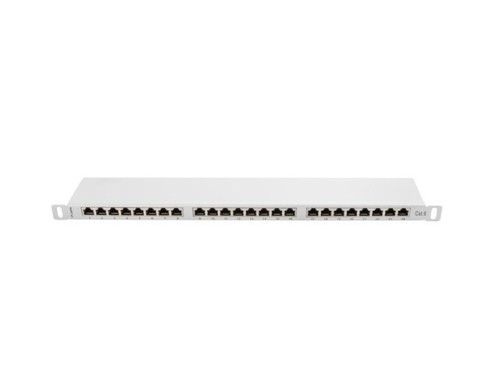 Patch panel Lanberg PPS6-0024-S (0.5U; kat. 6; 24xRJ-45) - 1474231