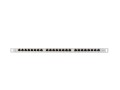 Patch panel Lanberg PPS6-0024-S (0.5U; kat. 6; 24xRJ-45) - 2901210