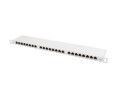 Patch panel Lanberg PPS6-0024-S (0.5U; kat. 6; 24xRJ-45) - 1474228