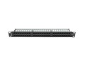 Patch panel Lanberg PPU5-1048-B (1U; 19"; kat. 5e; 48xRJ-45) - 1467355