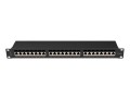 LANBERG PATCH PANEL 24 PORT 1U 19" KAT.6A FTP CZARNY PPSA-1024-B - 2328448