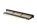 LANBERG PATCH PANEL 24 PORT 1U 19" KAT.6A FTP CZARNY PPSA-1024-B - 2901222