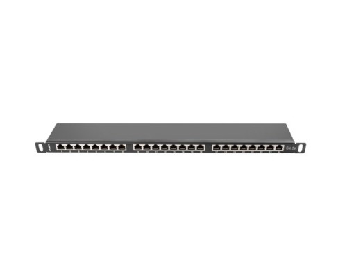 Patch panel Lanberg PPS5-0024-B (0.5U; kat. 5e; 24xRJ-45) - 1464028
