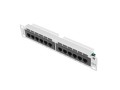Patch panel Lanberg PPU6-9012-S (1U; 10"; kat. 6; UTP; 12xRJ-45) - 2901237
