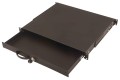 Półka z klawiaturą zamykana na klucz 19" 1U Digitus czarna RAL 9005 - 2809620