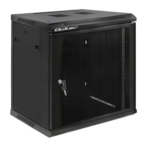 Qoltec Szafa RACK 19" | 12U | 600 x 635 x 450 | Perforowane drzwi | Wisząca