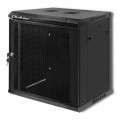 Qoltec Szafa RACK 19" | 12U | 600 x 635 x 450 | Perforowane drzwi | Wisząca - 1308342