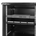 Qoltec Szafa RACK 19" | 12U | 600 x 635 x 450 | Perforowane drzwi | Wisząca - 1308337