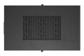 Szafa instalacyjna rack stojąca 19" 32U 600x1000 czarna drzwi przeszklone LCD Lanberg (flat pack) - 2901267