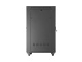 Szafa instalacyjna rack stojąca 19" 32U 600x1000 czarna drzwi perforowane LCD Lanberg (Flat Pack) - 2901328