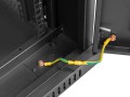 LANBERG SZAFA STOJĄCA RACK 19" 27U 600X600 DRZWI PERFOROWANE LCD CZARNA (FLAT PACK) FF01-6627-23BL - 2901353
