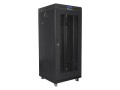 LANBERG SZAFA STOJĄCA RACK 19" 27U 600X600 DRZWI PERFOROWANE LCD CZARNA (FLAT PACK) FF01-6627-23BL - 1601811