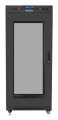 LANBERG SZAFA STOJĄCA RACK 19" 27U 600X600 DRZWI PERFOROWANE LCD CZARNA (FLAT PACK) FF01-6627-23BL - 2449370