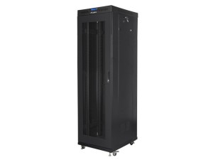 LANBERG SZAFA STOJĄCA RACK 19" 42U 600X800 DRZWI PERFOROWANE LCD CZARNA FF01-6842-23BL (FLAT PACK)
