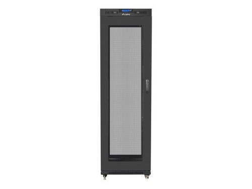LANBERG SZAFA STOJĄCA RACK 19" 42U 600X800 DRZWI PERFOROWANE LCD CZARNA FF01-6842-23BL (FLAT PACK) - 2699874