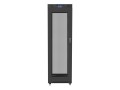 LANBERG SZAFA STOJĄCA RACK 19" 42U 600X800 DRZWI PERFOROWANE LCD CZARNA FF01-6842-23BL (FLAT PACK) - 2901362