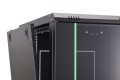 Szafa sieciowa wisząca DYNAmic 19" 16U rack 600x600, drzwi szyba, czarny, niedzielona, złożona, 60kg - 2886671