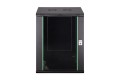 Szafa sieciowa wisząca DYNAmic 19" 16U rack 600x600, drzwi szyba, czarny, niedzielona, złożona, 60kg - 2901424