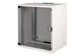 Szafa sieciowa wisząca 19" 12U, SOHO PRO 595 x 540 x 400 mm, drzwi szyba, szary, niezłożona, 60kg - 2839515