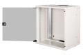 Szafa sieciowa wisząca 19" 12U, SOHO PRO 595 x 540 x 400 mm, drzwi szyba, szary, niezłożona, 60kg - 2901453