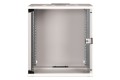 Szafa sieciowa wisząca 19" 12U, SOHO PRO 595 x 540 x 400 mm, drzwi szyba, szary, niezłożona, 60kg - 2879793