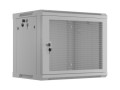 Szafa instalacyjna rack wisząca 19" 9U 600X450 szara drzwi perforowane Lanberg (flat pack) - 2901455