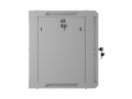 Szafa instalacyjna rack wisząca 19" 9U 600X450 szara drzwi perforowane Lanberg (flat pack) - 2901468