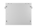 Szafa instalacyjna rack wisząca 19" 9U 600X450 szara drzwi perforowane Lanberg (flat pack) - 2901466