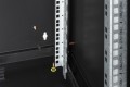 Digitus Szafa sieciowa wisząca Unique 19" 12U rack 600x600, drzwi szyba, czarny, niedzielona, złożona, 100kg - 2786324