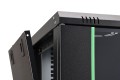 Szafa sieciowa wisząca DYNAmic 19" 9U rack 600x450, drzwi szyba, czarny, niedzielona, złożona, 60kg - 2827148