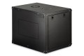 Szafa sieciowa wisząca DYNAmic 19" 9U rack 600x450, drzwi szyba, czarny, niedzielona, złożona, 60kg - 2839458
