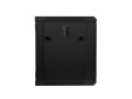 Lanberg szafa instalacyjna wisząca 19'' 9U 600x450mm czarna (drzwi szklane) - 1077007