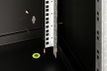 Szafa sieciowa wisząca Unique 19" 16U rack 600x600, drzwi szyba, czarny, niedzielona, złożona, 100kg - 2886760