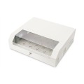 Szafa wisząca NWS 19" Slim Line 3HE rotierbar, 2HE fix, 145x500x475 mm, kolor szary (RAL 7035) - 2809716