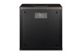 Szafa sieciowa wisząca Unique 19" 12U rack 600x450, drzwi szyba, czarny, niedzielona, złożona, 100kg - 2809684
