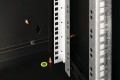Szafa sieciowa wisząca Unique 19" 12U rack 600x450, drzwi szyba, czarny, niedzielona, złożona, 100kg - 2879634