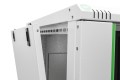 Szafa sieciowa wisząca DYNAmic 19" 9U rack 600x600, drzwi szyba, szary, niedzielona, złożona, 60kg - 2734993